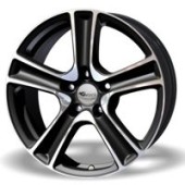 BROCK RC19 SGVP, Le�t�n� + �ern� lesk, 7.5x17, 5x110, 35, hlin�kov� disky