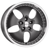 DOTZ Las Vegas dark, Anthracite matt/polished lip, 8x18, 5x112, 35, hlin�kov� disky