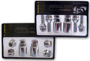 Pr�slu�enstvo - bezpe�nostn� �rouby Gepard �rouby-matice (4 v sad�)