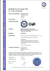 Certifik�t
