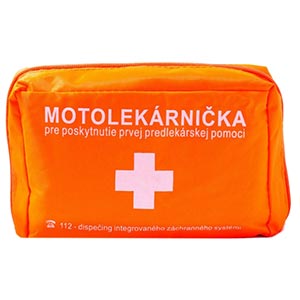 Lekárnička na motocykel pre poskytnutie predlekárskej pomoci