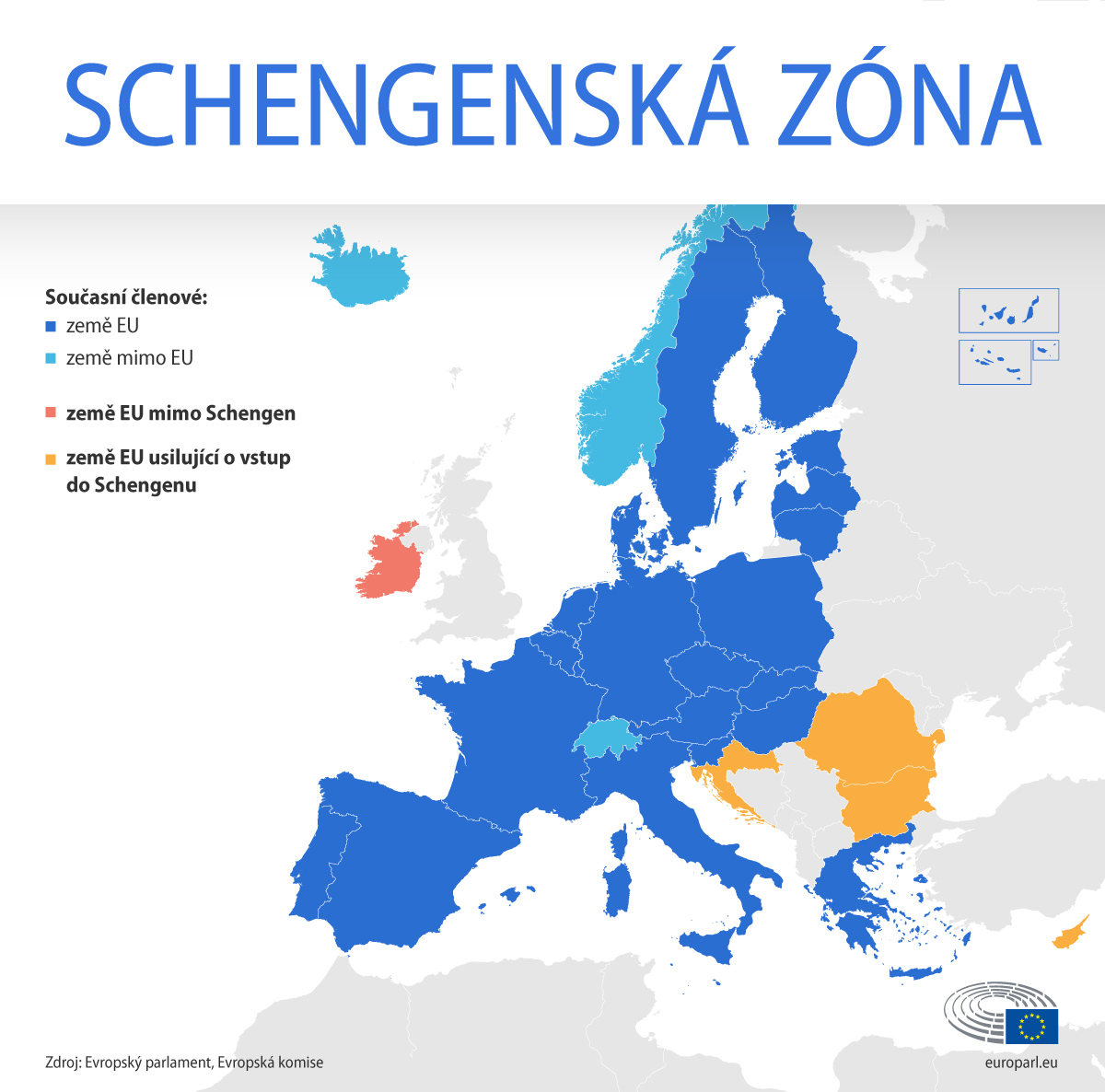 členovia schengenskej zóny