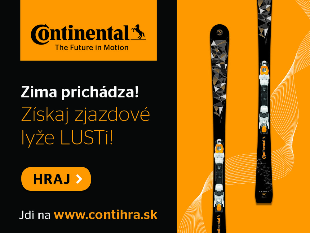 Contihra – súťaž o zjazdové lyže LUSTi v dizajne Continental
