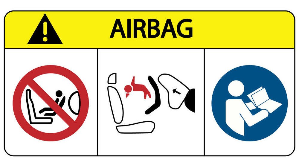 Výstraha na deaktiváciu airbagu