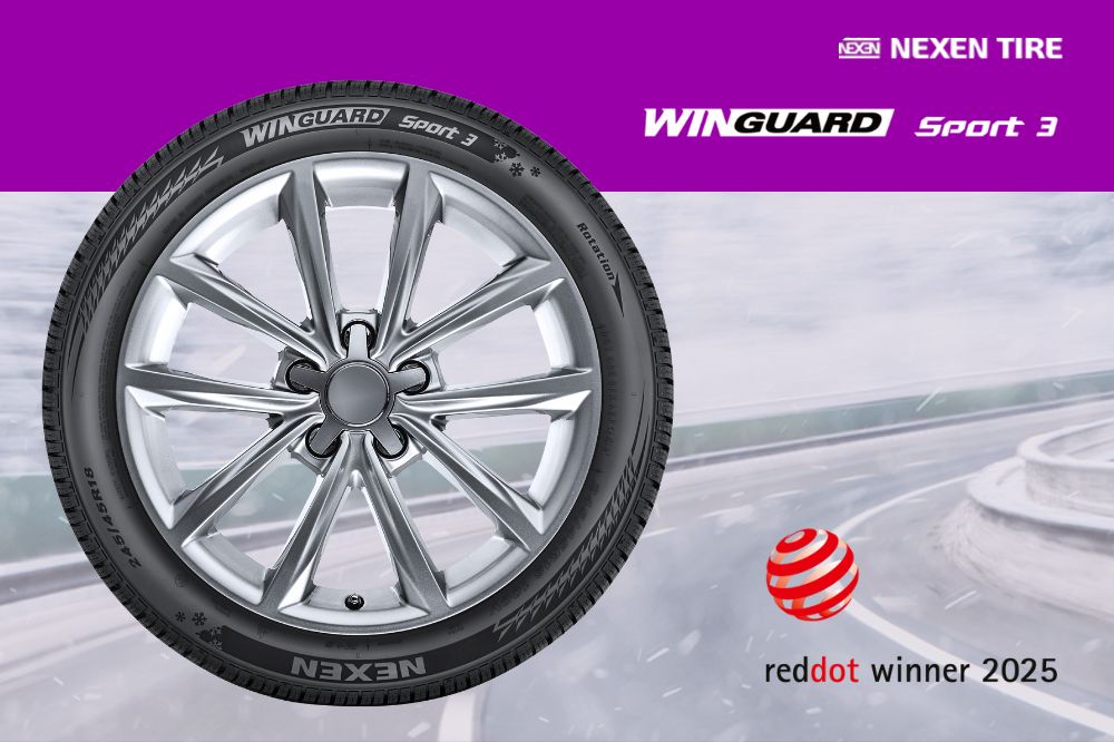 Novinka Nexen Winguard Sport 3 získala ocenenie Red Dot Design Awards 2025