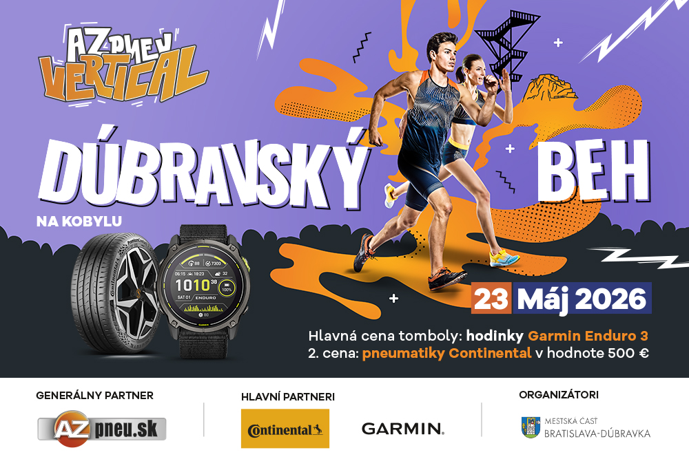 D&uacute;bravsk&yacute; beh na Kobylu AZ pneu Vertical