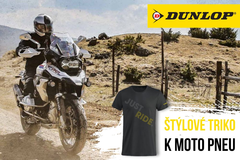 Tričko ako darček k moto pneumatik&aacute;m Dunlop