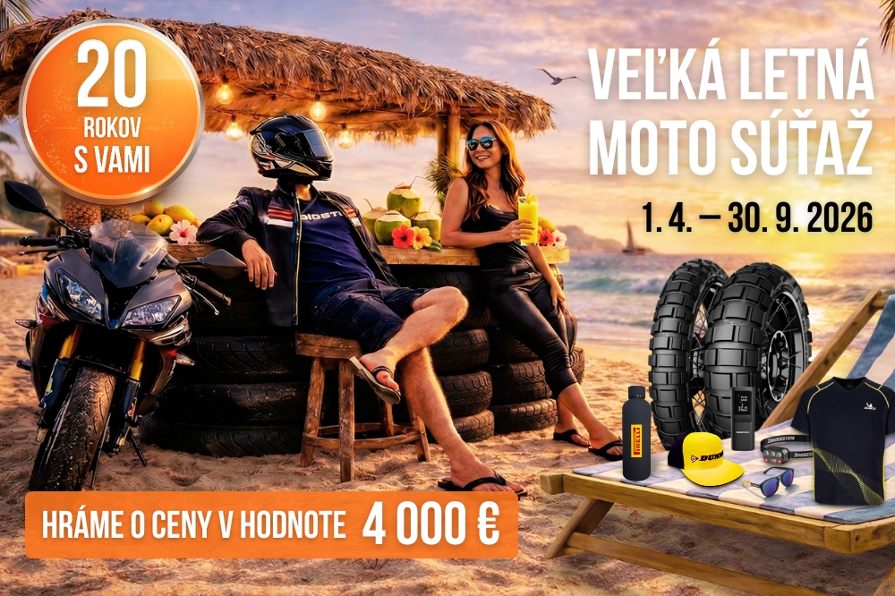 Veľká letná moto súťaž s AZ pneu