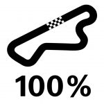 100% použitie moto pneu na okruhu
