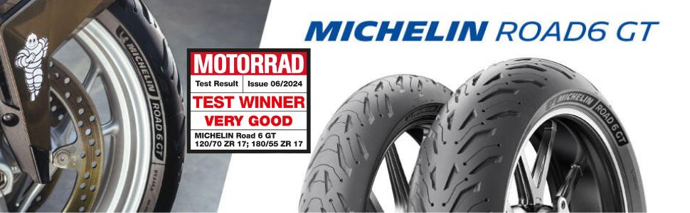 Cestovné pneumatiky Michelin Road 6 GT pre ťažšie motocykle